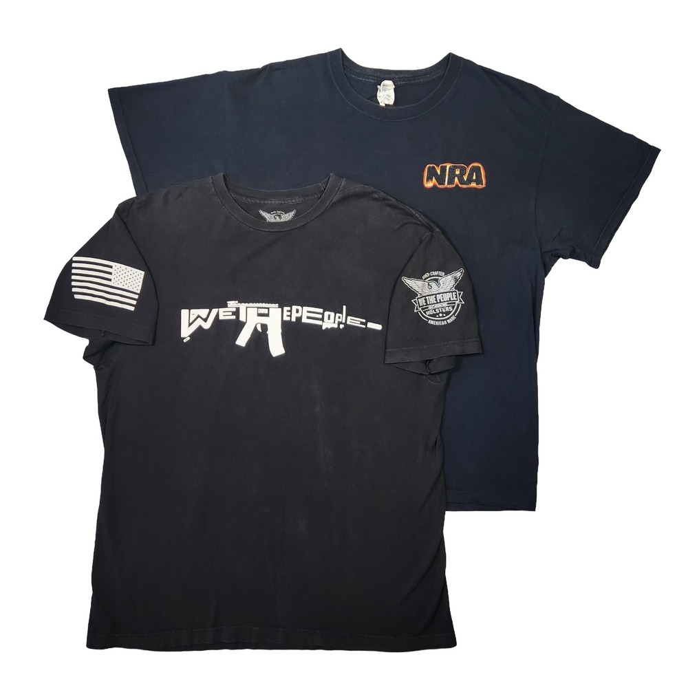 NRA Shirt Mens XL 2nd Amendment We The People Outdoorsmen‎ Hunting America USA
